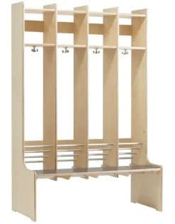 Arne frittstående garderobe 30 lys grå