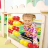 Babyhjørnet kulerammevegg