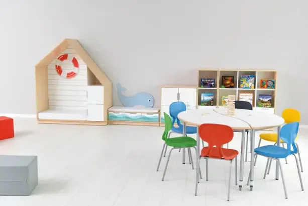 Colores stol junior blå