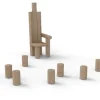 Core robinia eventyrstol med 10 stubber