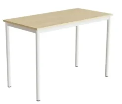 Elevbord Combi Bjørk/Hvit