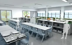 Ina stol lys blå