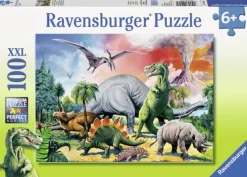 Puslespill dinosuarer