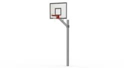 Street basketballstativ med dunkekurv