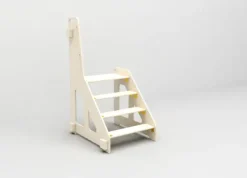 Vegghengt påkledningsbenk 3 trinn